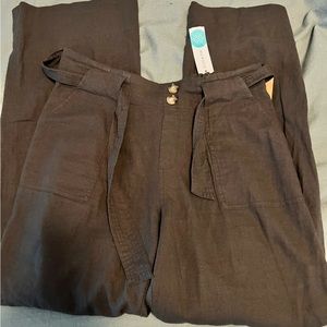 Mason & Belle wide leg linen pants